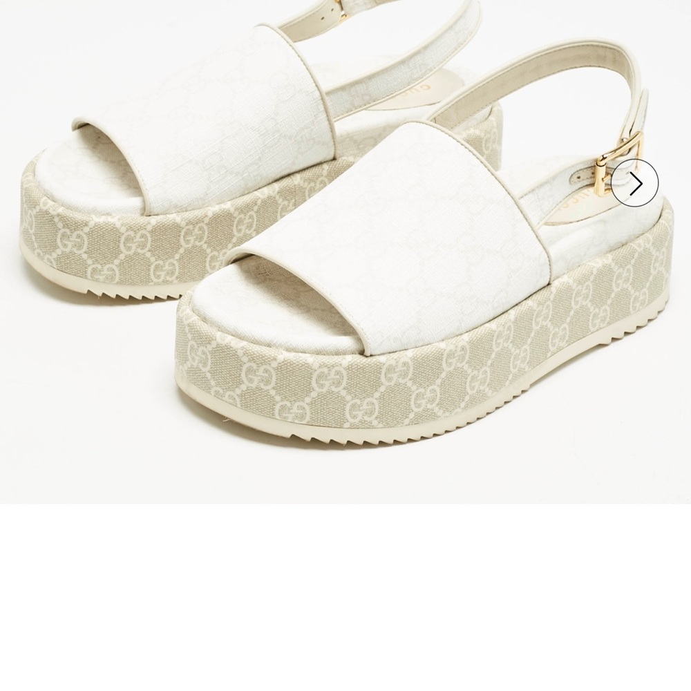 Gucci white sandals - Picture 2 of 9